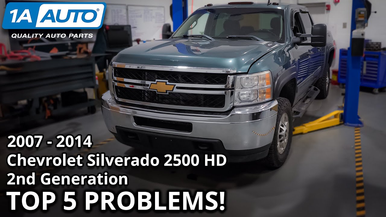 5 основных проблем Chevrolet Silverado 2500 Truck 2007-2014 2-го поколения