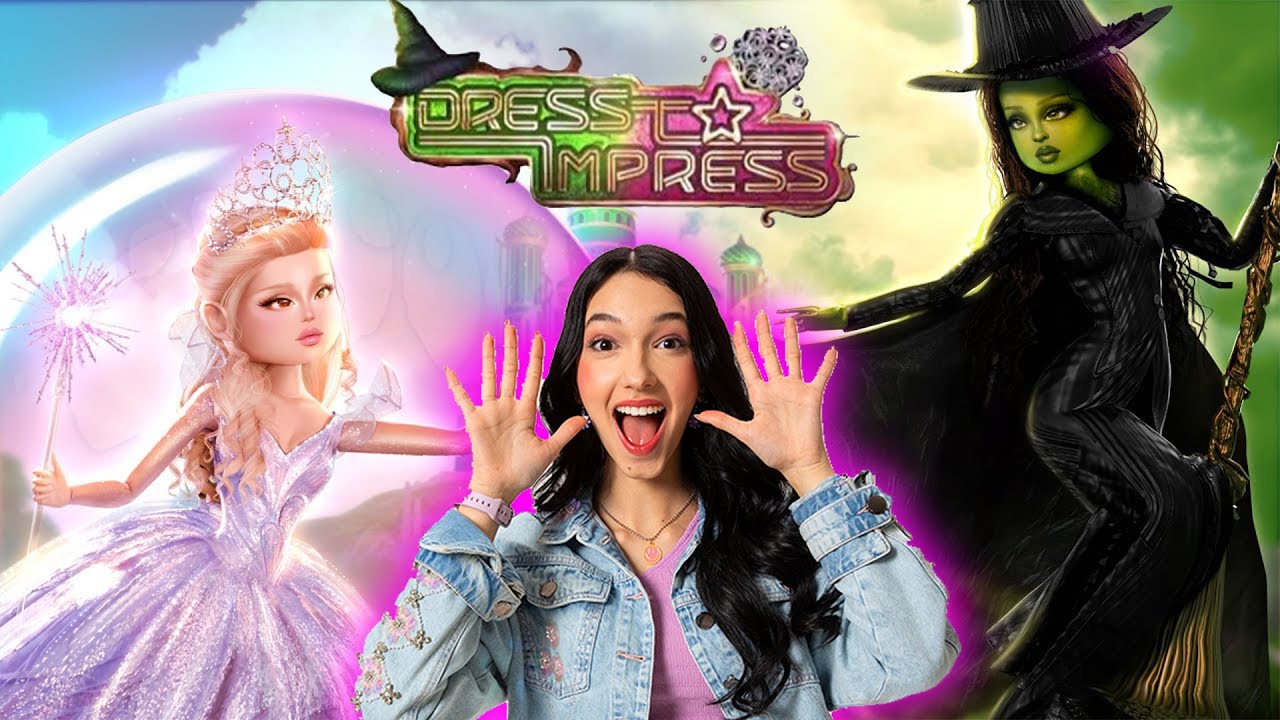VIREI A GLINDA DO WICKED NO DRESS TO IMPRESS !! Novidade