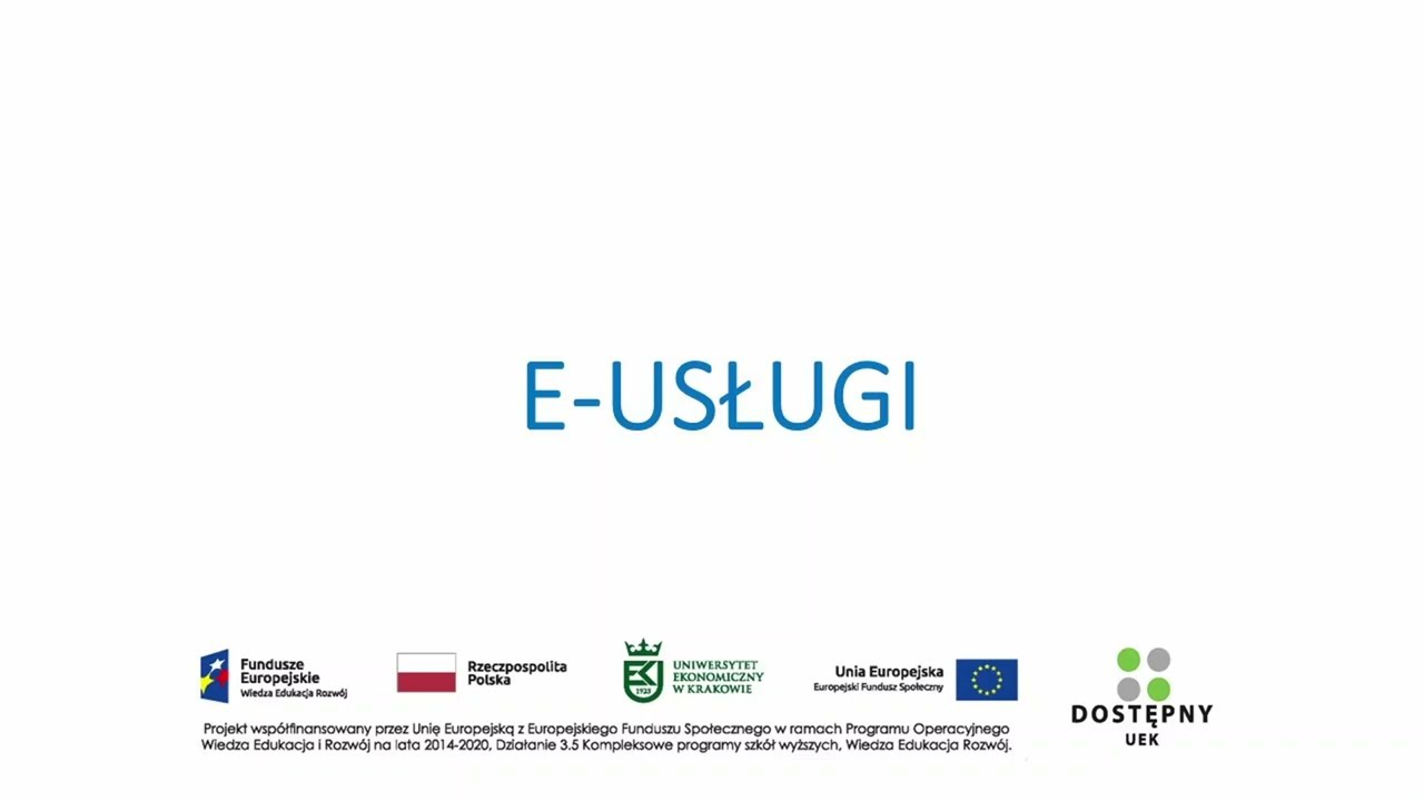 E USŁUGI