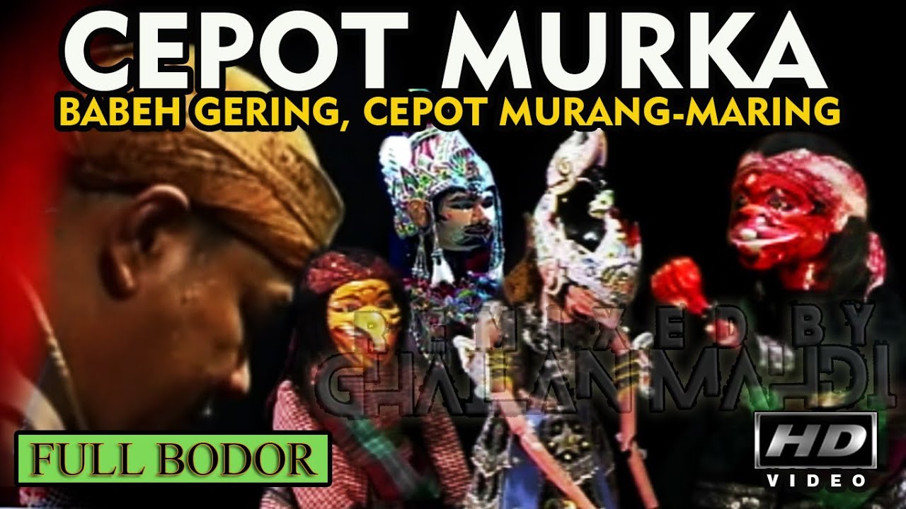 Cepot Murka Wayang Golek Bodoran Asep Sunandar Sunarya