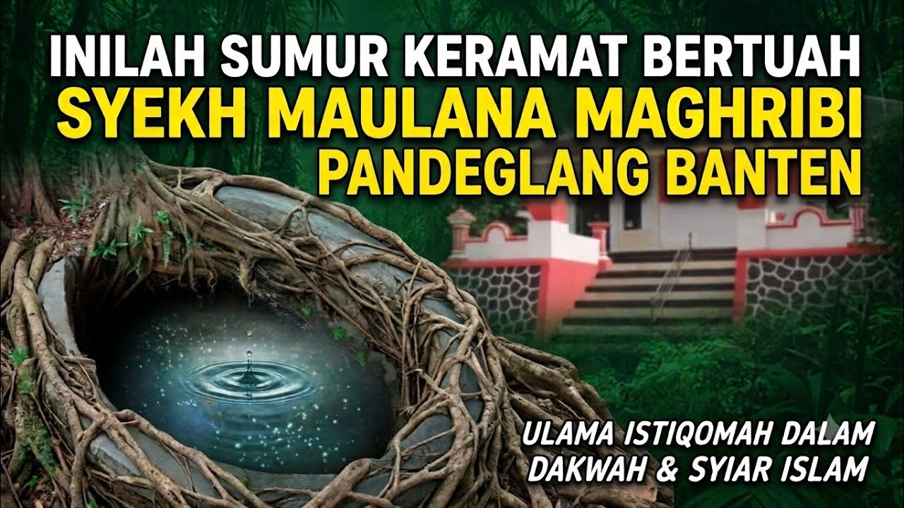 SUMUR KERAMAT SYECH MAULANA MAGHRIBI, PANDEGLANG BANTEN | Saloka Wisata tv