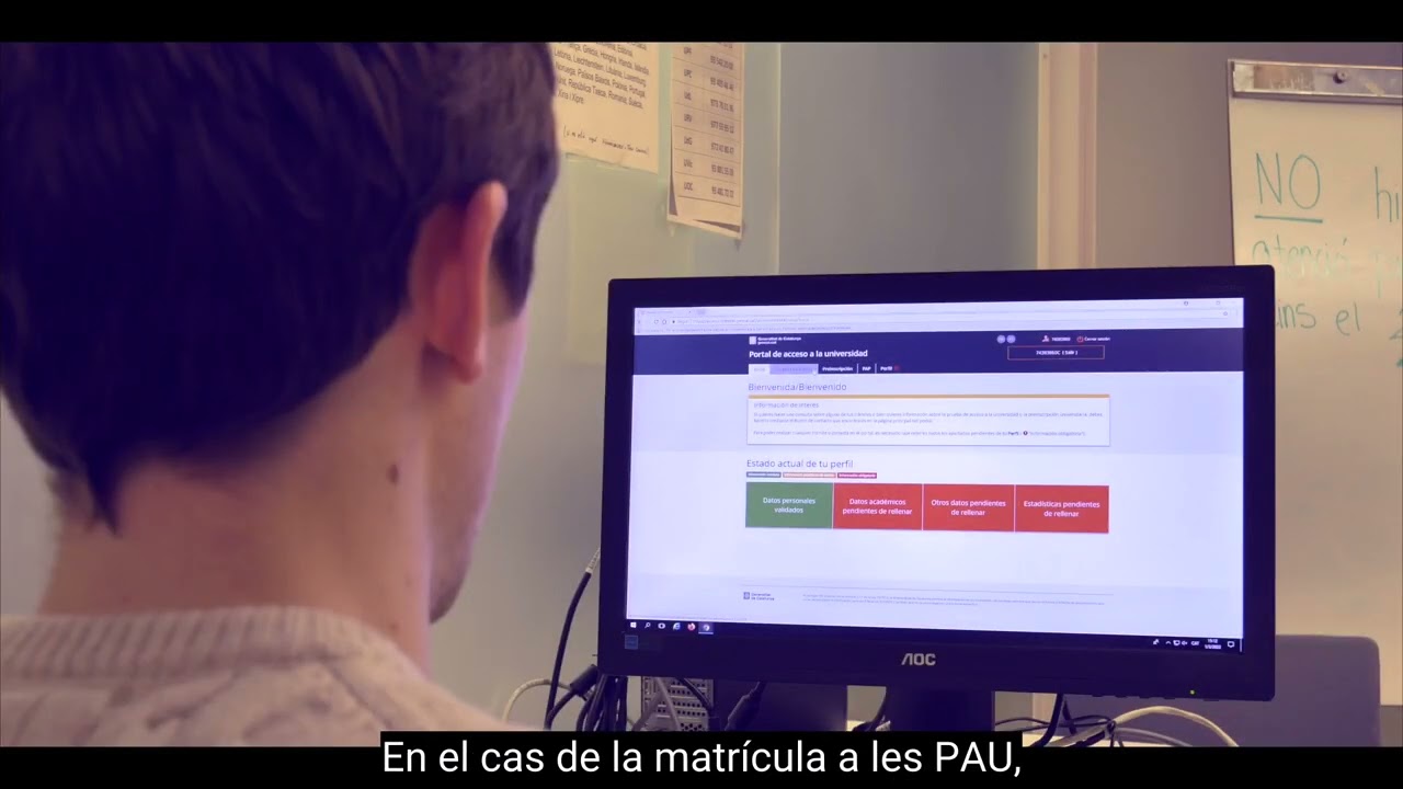 Proves d'acc&eacute;s a la universitat (PAU)