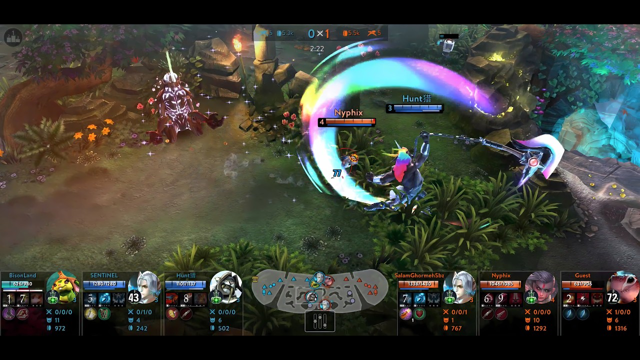 Thanks to a top-tier Angel, Glaive just kept hammering at the enemy – they couldn't hold up. 7:0