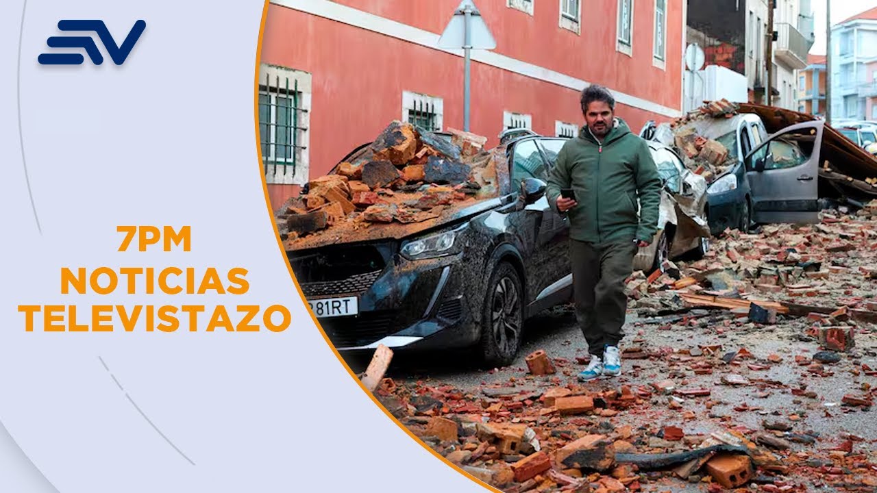 3 mil ecuatorianos afectados por la tormenta Kristin en Portugal | Televistazo | Ecuavisa