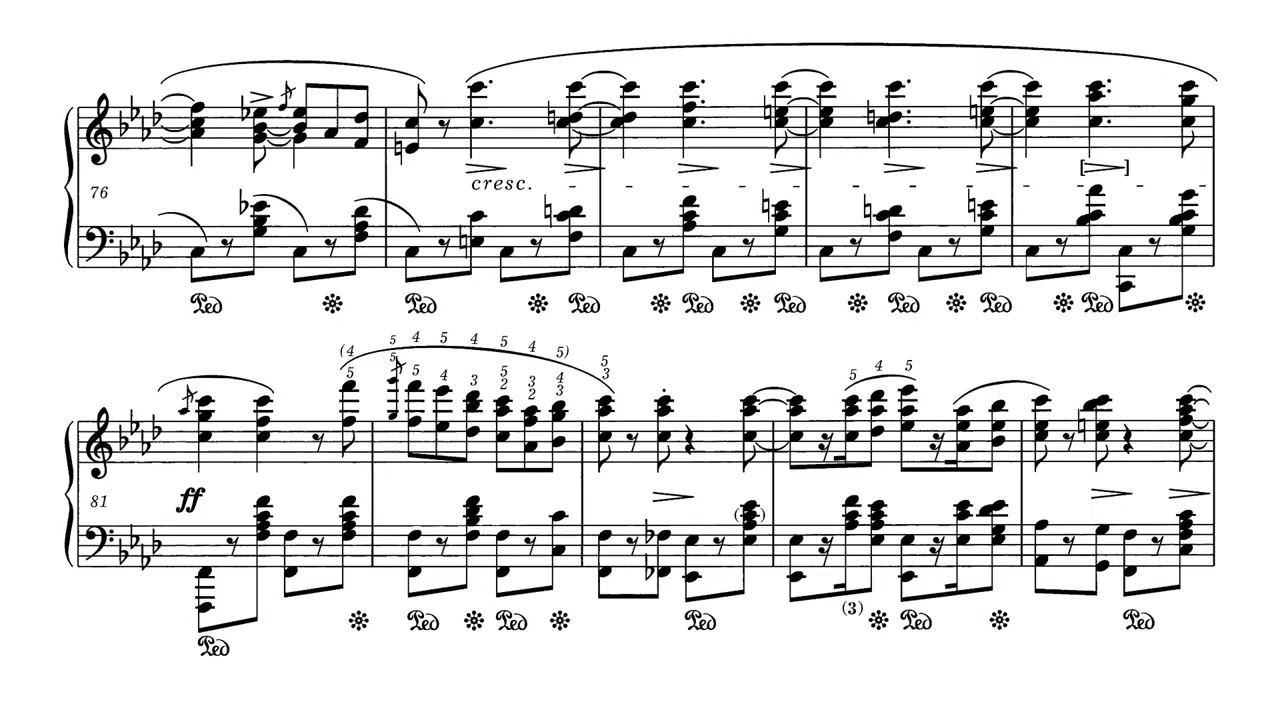 Frédéric Chopin - Ballade No.3 in A-flat major, Op.47 (Max Egger)
