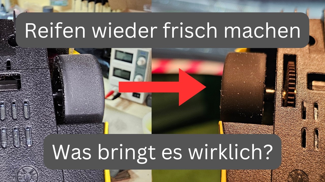 PU-Reifen polieren - Mit mehr Grip ins nächste Rennen | Carrera Digital 124 | Slot-Gemeinschaft Nord