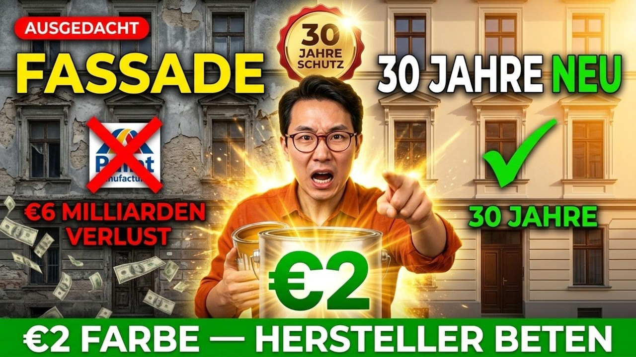 &euro;2-Farbe SCH&Uuml;TZT Jede Fassade 30 Jahre &mdash; Farbenhersteller Verlieren &euro;6 Milliarden. VERSCHWIEGEN