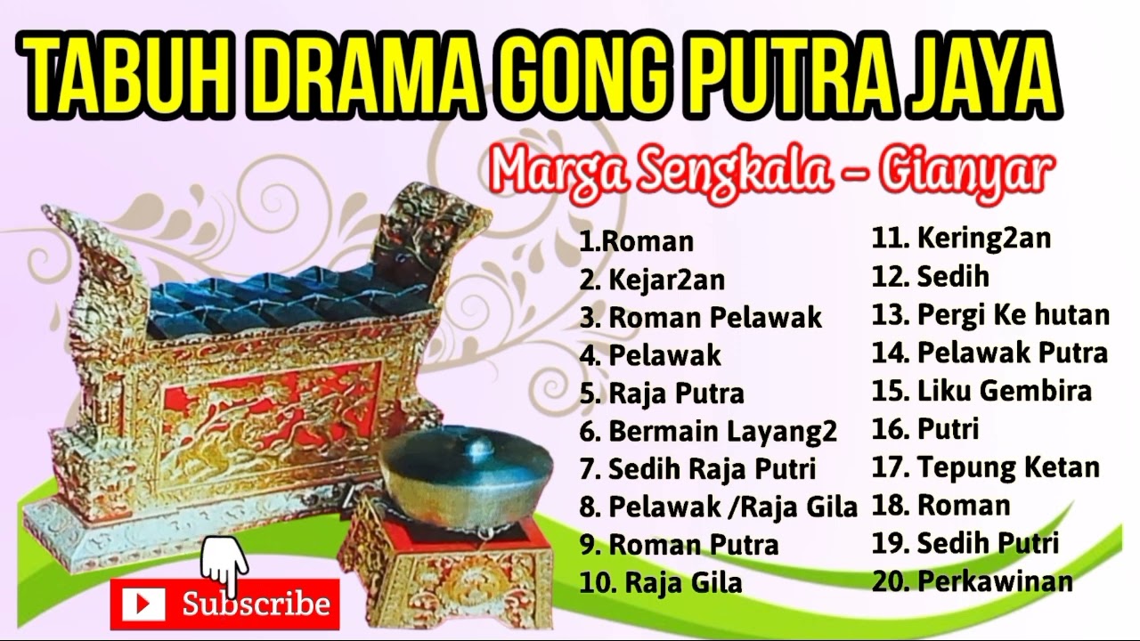 Tabuh Drama Gong Putra Jaya Marga Sengkala - Gianyar Full Album