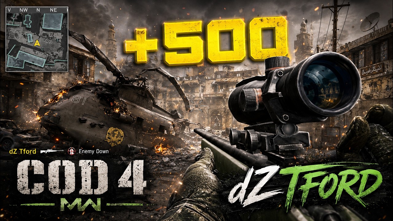 My Best COD4 Trickshot Ever on Crash&hellip; From 2013