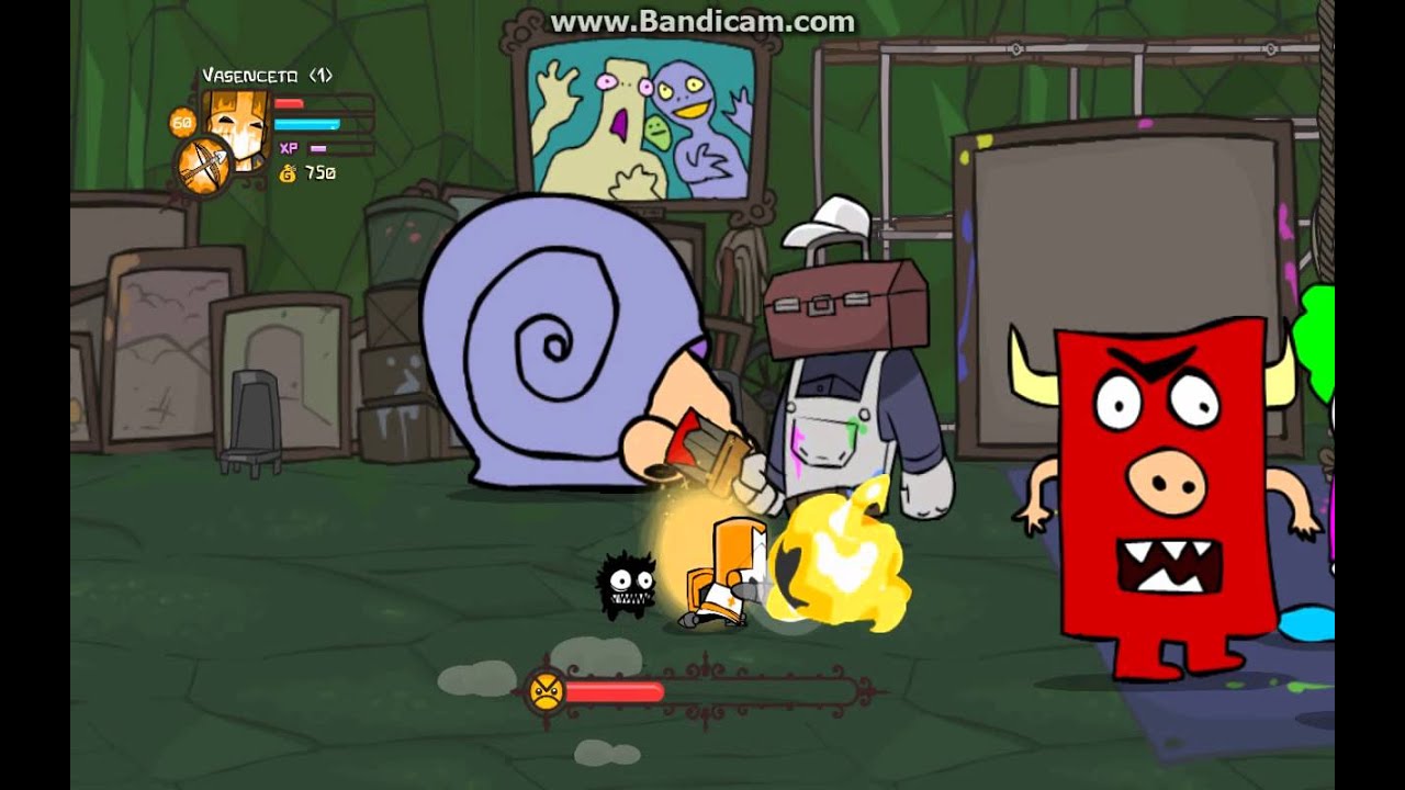 Castle Crashers Painter Boss