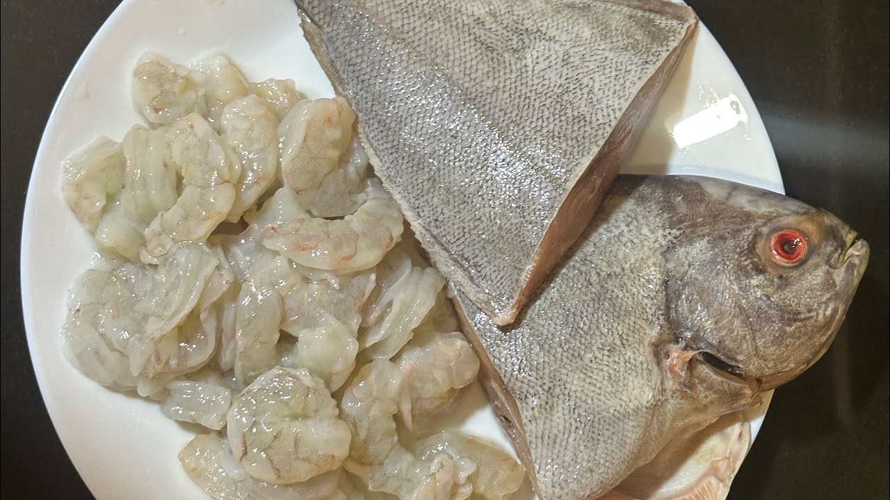 How I Cook Black Pomfret, Shrimps & Ghee Rice in the Air Fryer | Easy Homemade Recipe