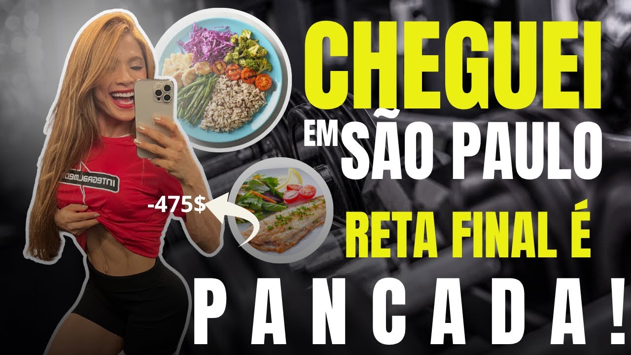 CARDIO, DIETA E TREINO LOGO NA CHEGADA! | RETA FINAL PRO OLYMPIA BRASIL 2025