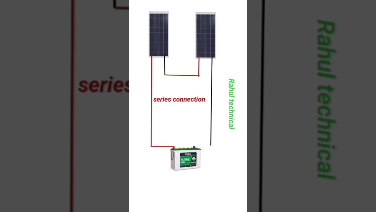 #video #viralvideo #shortsyoutube solar panel connection