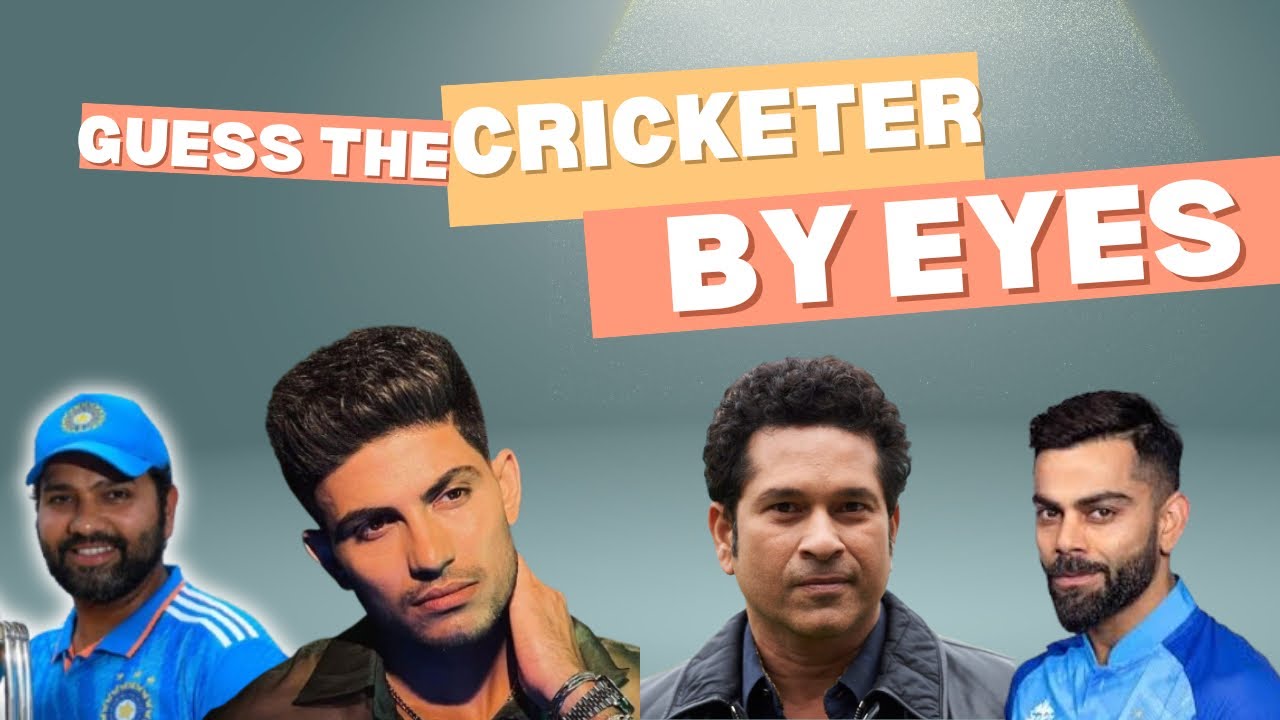 Guess the cricketers by their Eyes | Hard | 100% you will fail.