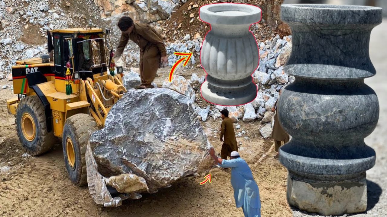 Fully Process of Amazing Mine Stone Manufacturing The Design Fountion & Langri are Made In Workshop