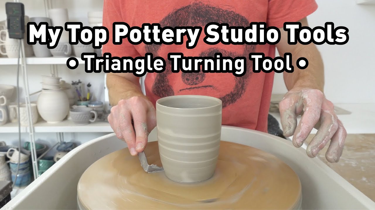 Triangle Turning Tool - Top Pottery Tools