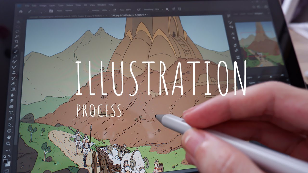 My Illustration Process with Photoshop
