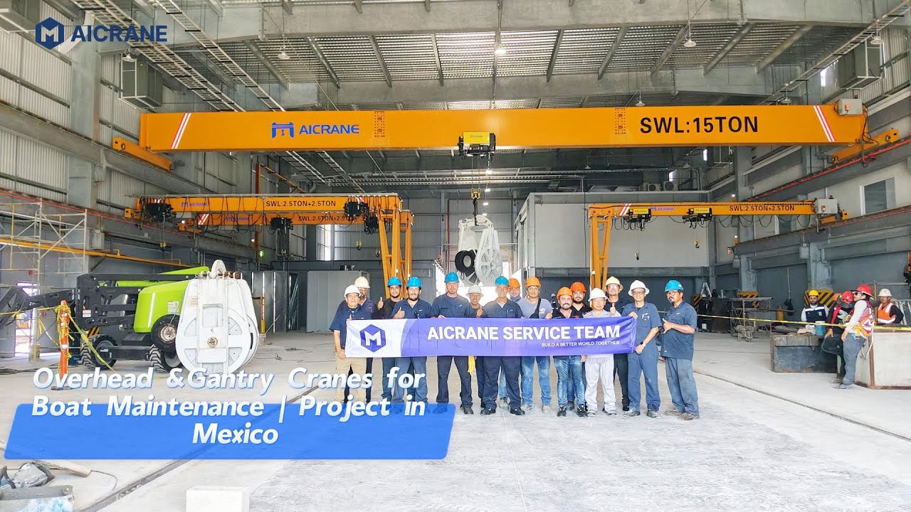 Semi Gantry & Bridge Crane Commissioning and Load Testing | AICRANE Mexico Project