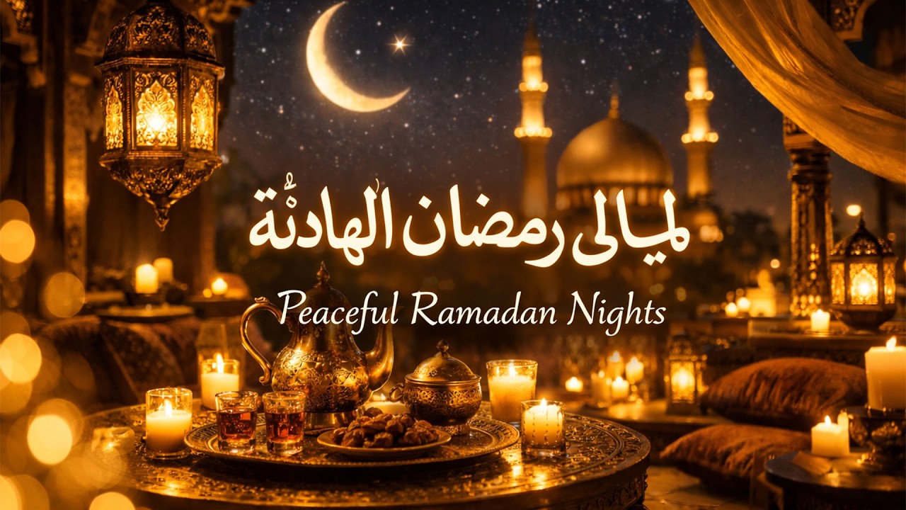 Ramadan Night Ambience 🌙 Peaceful Iftar Atmosphere  Arabic & Turkish Instrumental