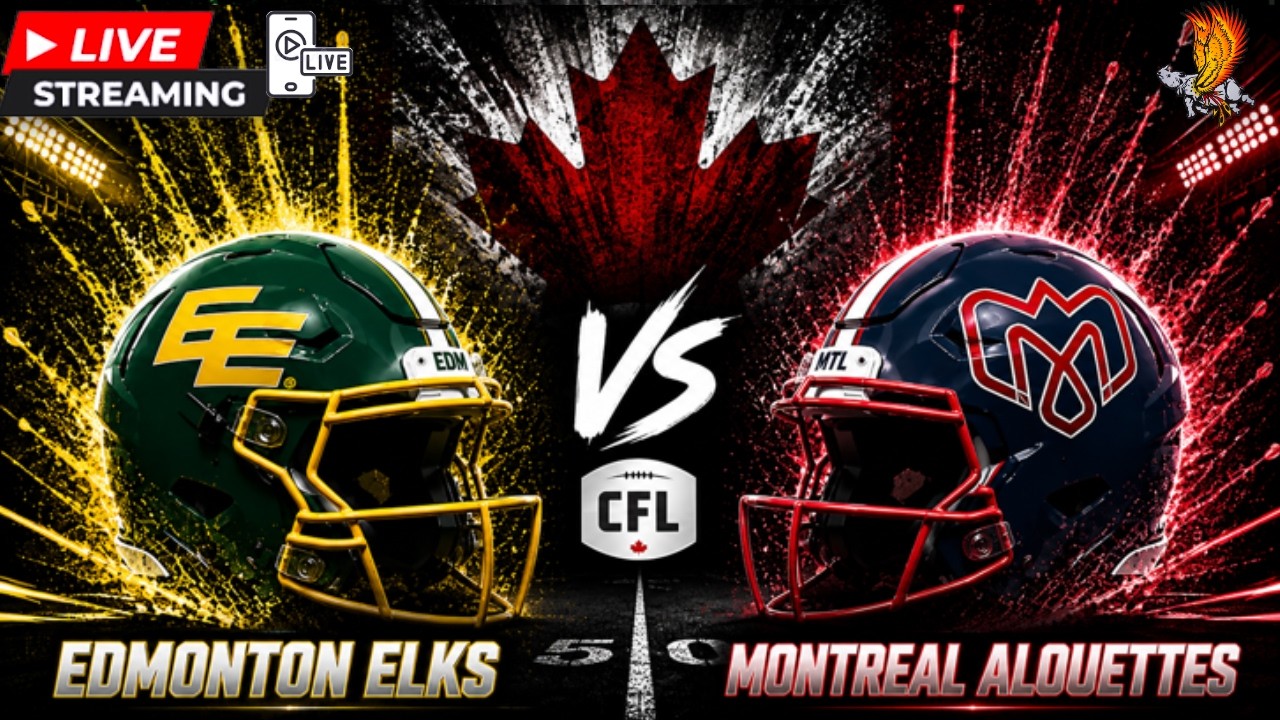 Edmonton Elks vs Montreal Alouettes: CFL (Vertical) Live Watch Party and Play by Play