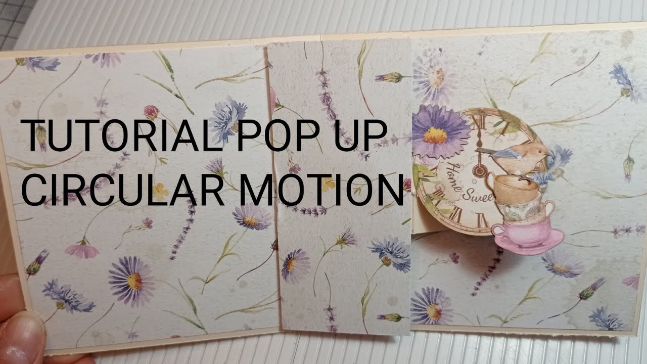 ✂️HAZLO FÁCIL✂️ Tutorial pop up circular motion 🔃🏡