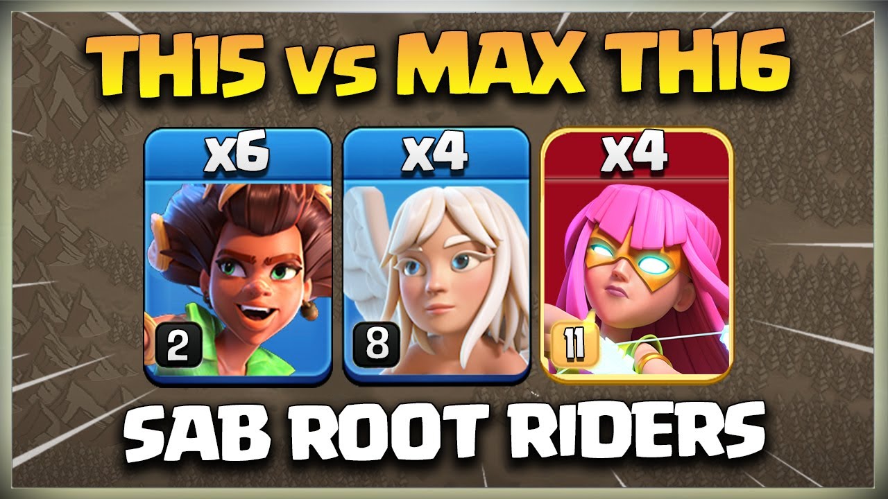 Th15 vs Th16 🔥 Th15 Super Archer Blimp Root Rider = WOW | Best Th15 Attack strategy😎Th15 to Th16 coc