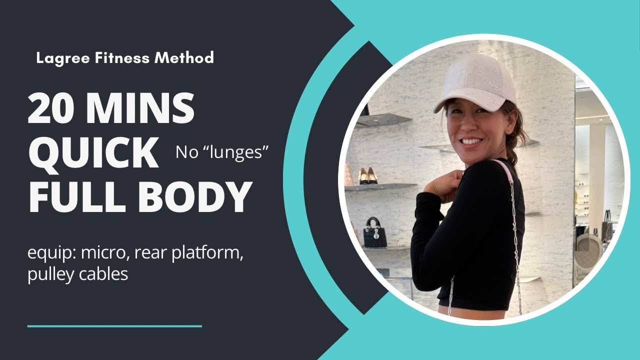 20 mins tone & lengthen// Microformer// mega// Lagree Fitness 