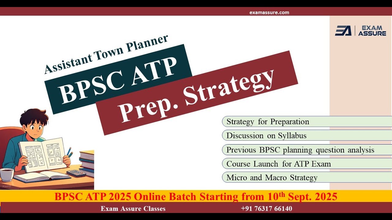 BPSC ATP Preparation Strategy Session 2025 by Exam Assure GATE Classes | Complete Strategy