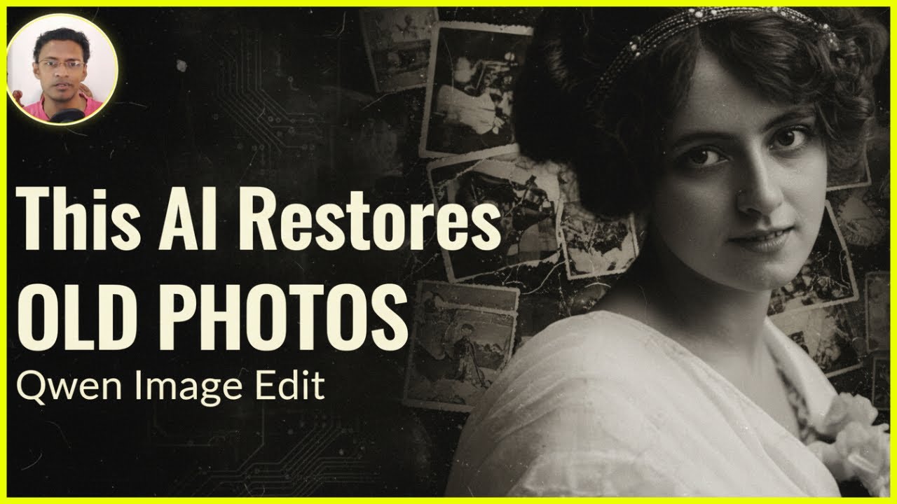 Восстановление старых фотографий с помощью ИИ: обучающее руководство по Qwen Image Edit ComfyUI