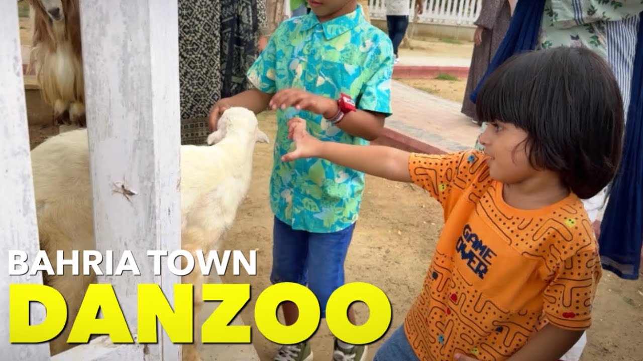 Hareem and Zidan have fun together at DanZoo | MHJ Vlogs | Bahria Town DanZoo