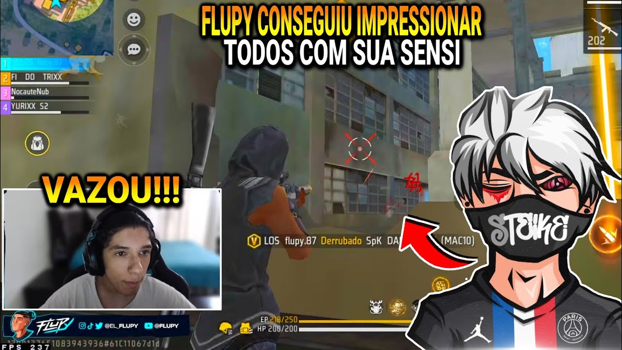 FLUPY USA A SENSI DO STEIKE FF DE 2021 E IMPRESSIONA TODOS DO CHAT E SEU SQUAD!!!