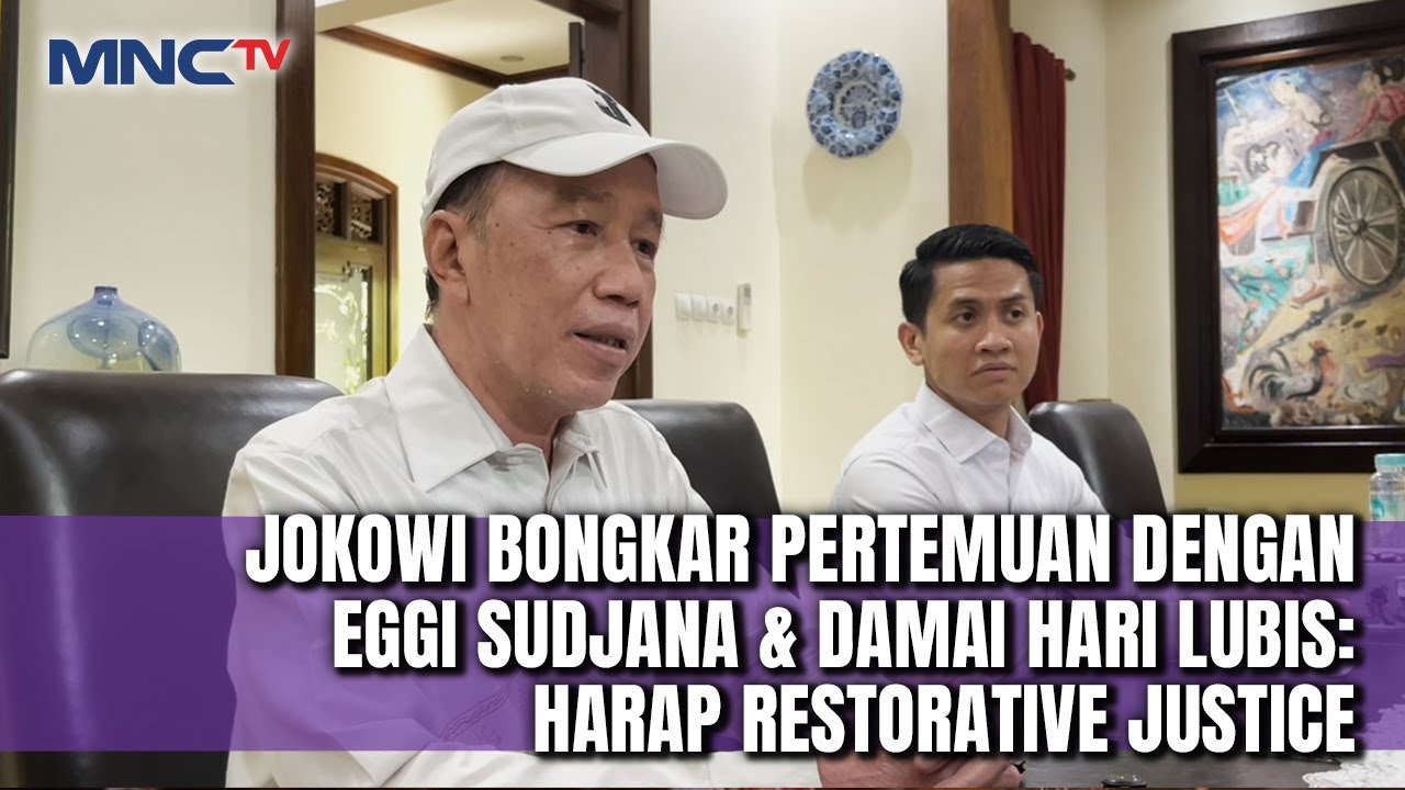 Jokowi: Eggi Sudjana-Damai Datang Buat Restorative Justice Kasus Ijazah Palsu