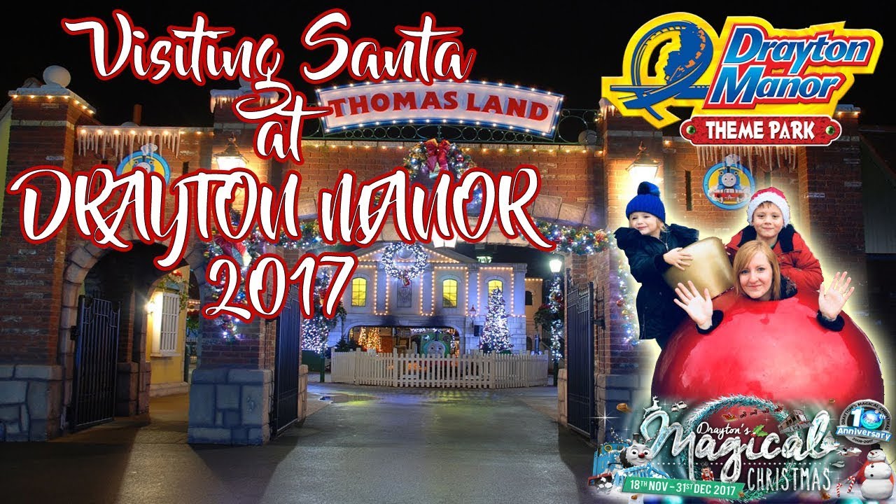 Meeting Santa at Drayton manor 2017