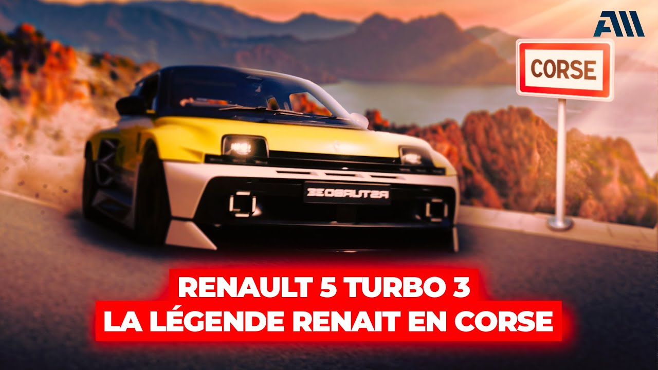Renault 5 turbo 3 la LÉGENDE renait en Corse, 40 ans après !