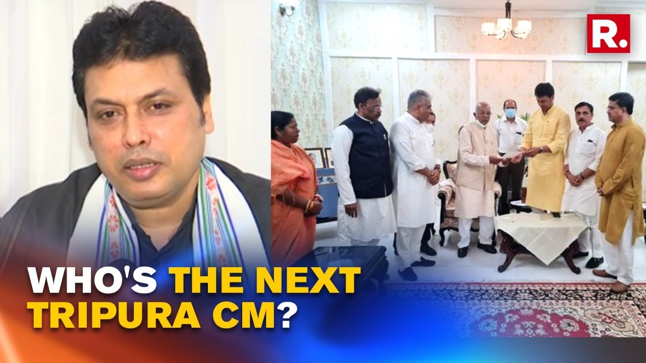 Biplab Deb Resigns: Here Are Frontrunners For The Post Of Tripura Chief Minister | Watch