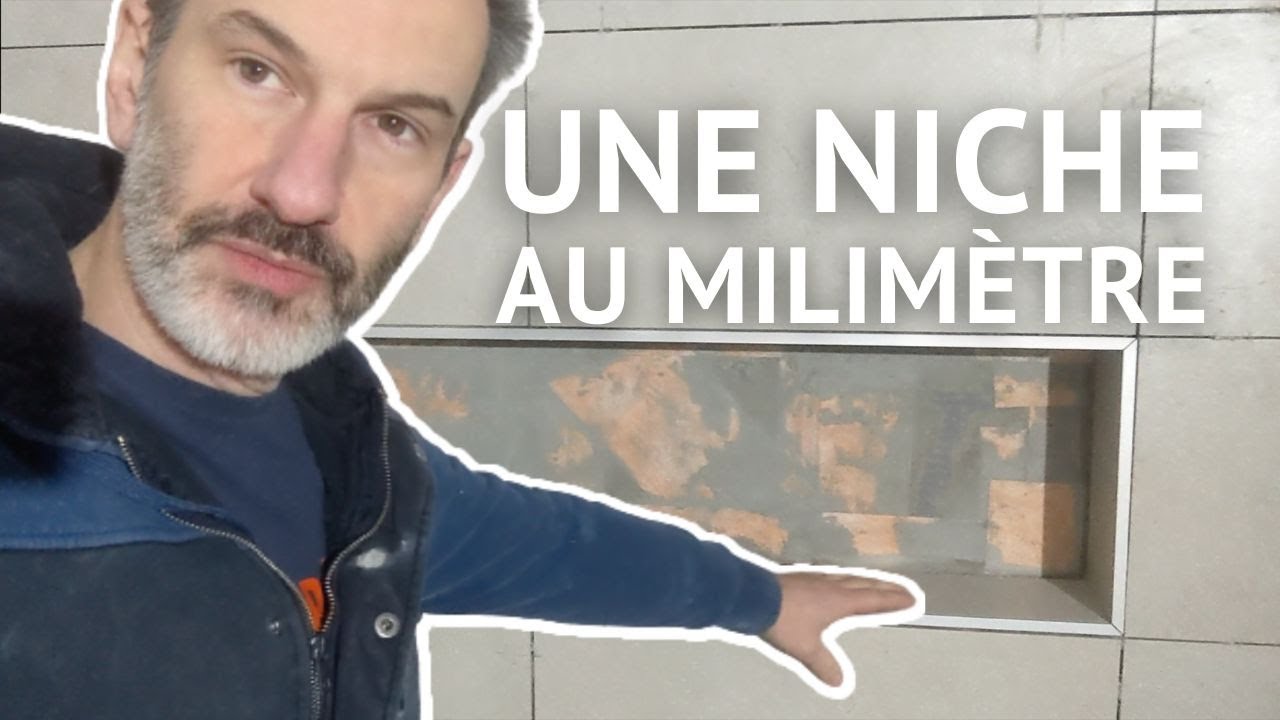 Vlog rénovation maison #84 - Carrelage de la niche dans la douche