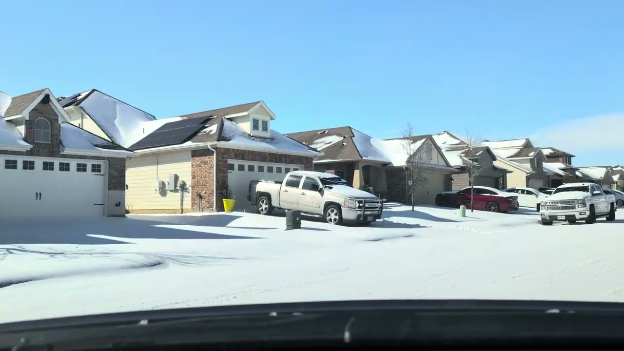 Snow in Texas 2026. Uber ride 2.