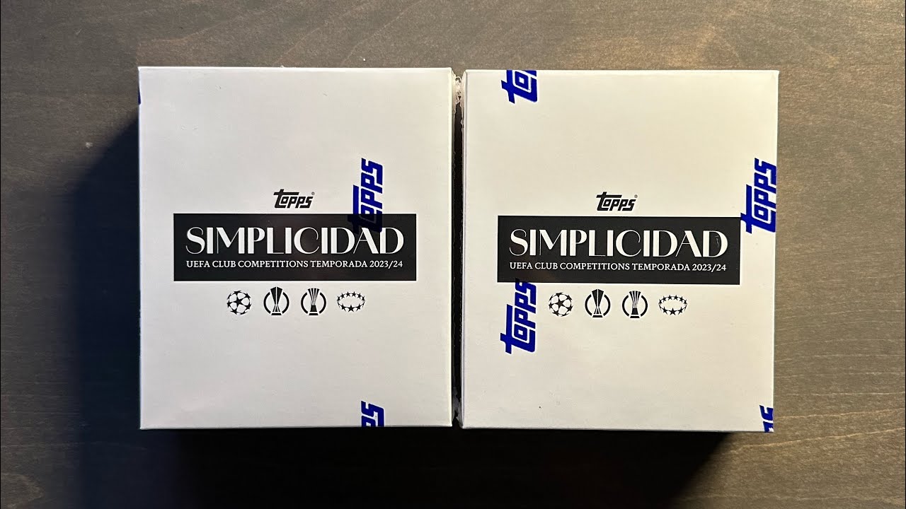 2023/24 Topps Simplicidad UEFA Club Competitions 2 Box Opening - Stunning Photography