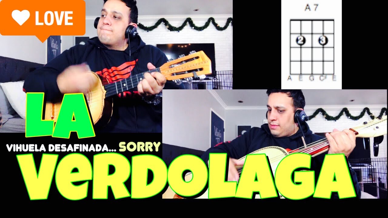 Como Tocar - La Verdolaga (( Vihuela y Guitarron ))