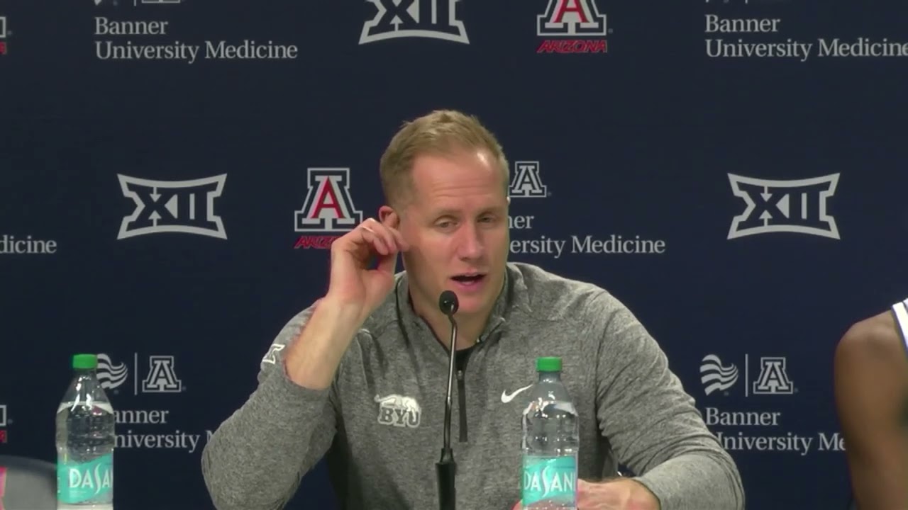 Post-game press conference | Kevin Young & AJ Dybantsa | BYU at ARIZONA
