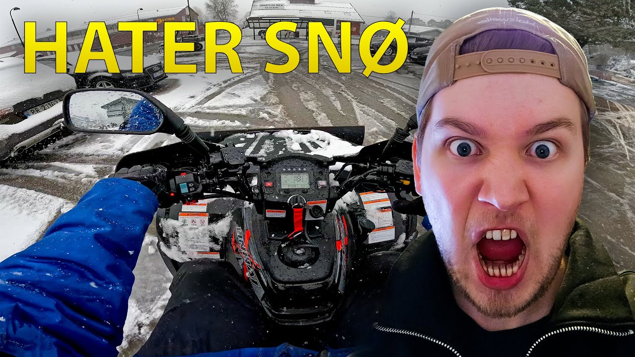 KLAGER PÅ SNØEN I 8 MINUTTER