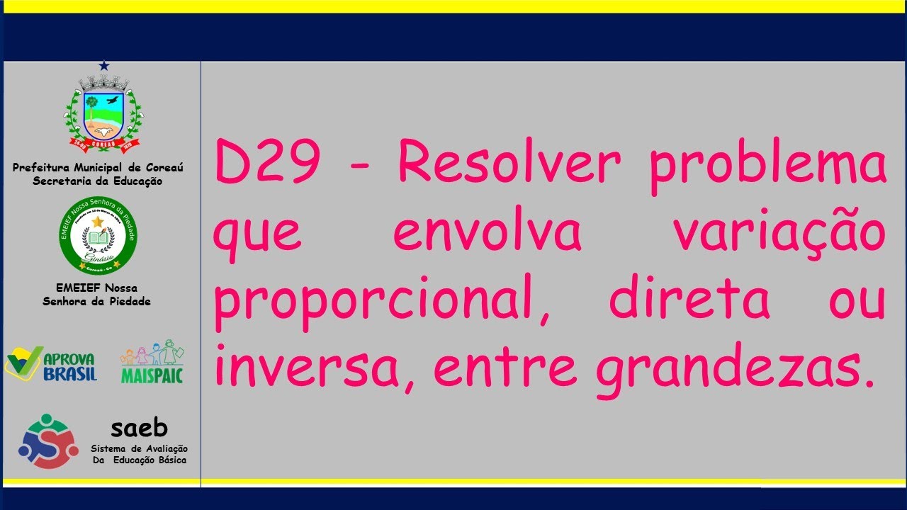 DESCRITOR 29 (SAEB)
