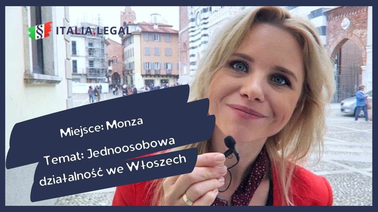 Miejsce: Monza, Temat: Jednoosobowa działalność we Włoszech