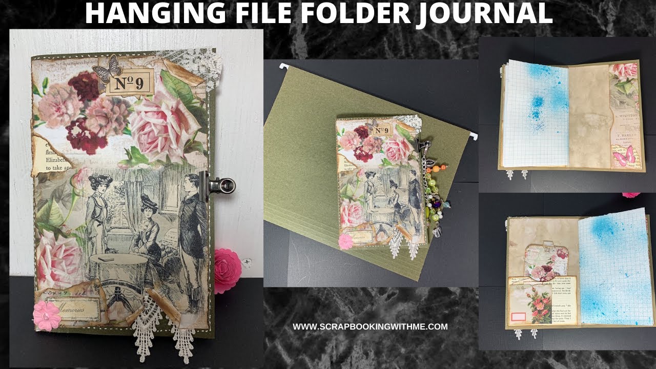 FROM HANGING FILE FOLDER INTO BEAUTIFUL JOURNAL INSERT