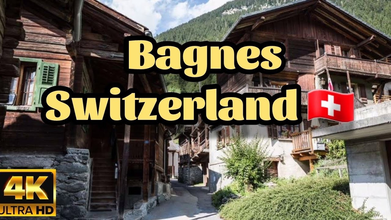 Bagnes, Switzerland, Summer 2019,4k quality for U