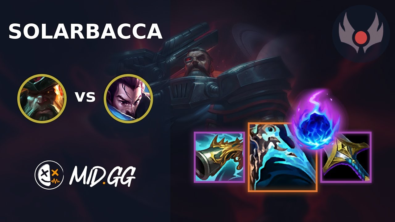 MID.GG: [ solarbacca ] Gangplank TOP vs Yasuo | NA GRANDMASTER | LOL Season 2026