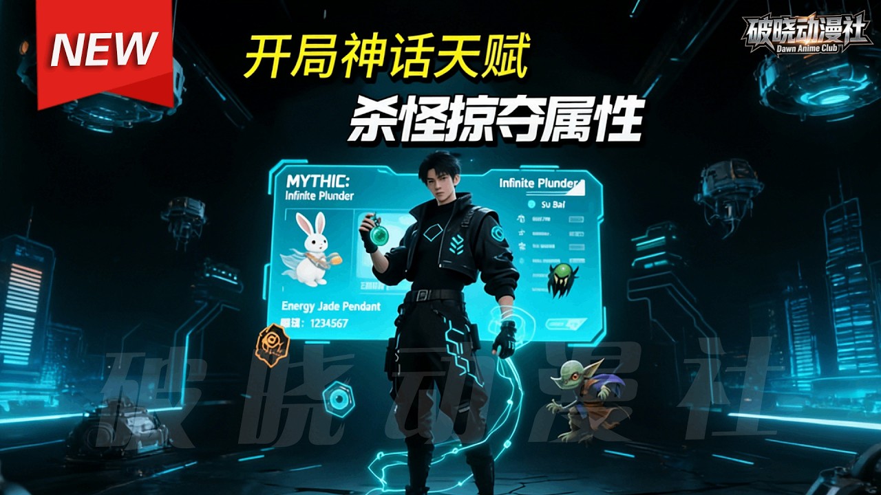 MULTISUB📢新番上线《开局神话天赋，杀怪掠夺属性》第1~60集丨苏白重生回天启降临日，孤注一掷购买游戏舱。开局觉醒神话级天赋“无限掠夺”，从此踏上独行强者之路！#破晓动漫社