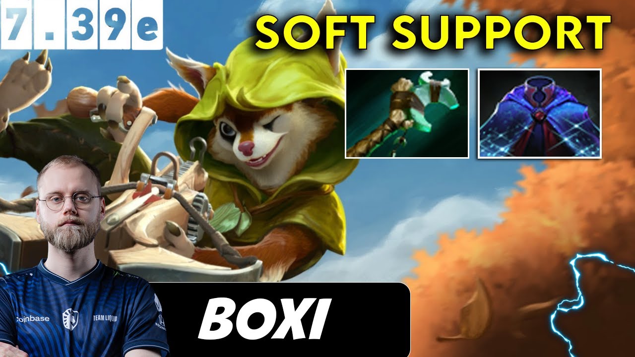 Boxi Hoodwink Soft Support - Dota 2 Patch 7.39e Pro Player Gameplay