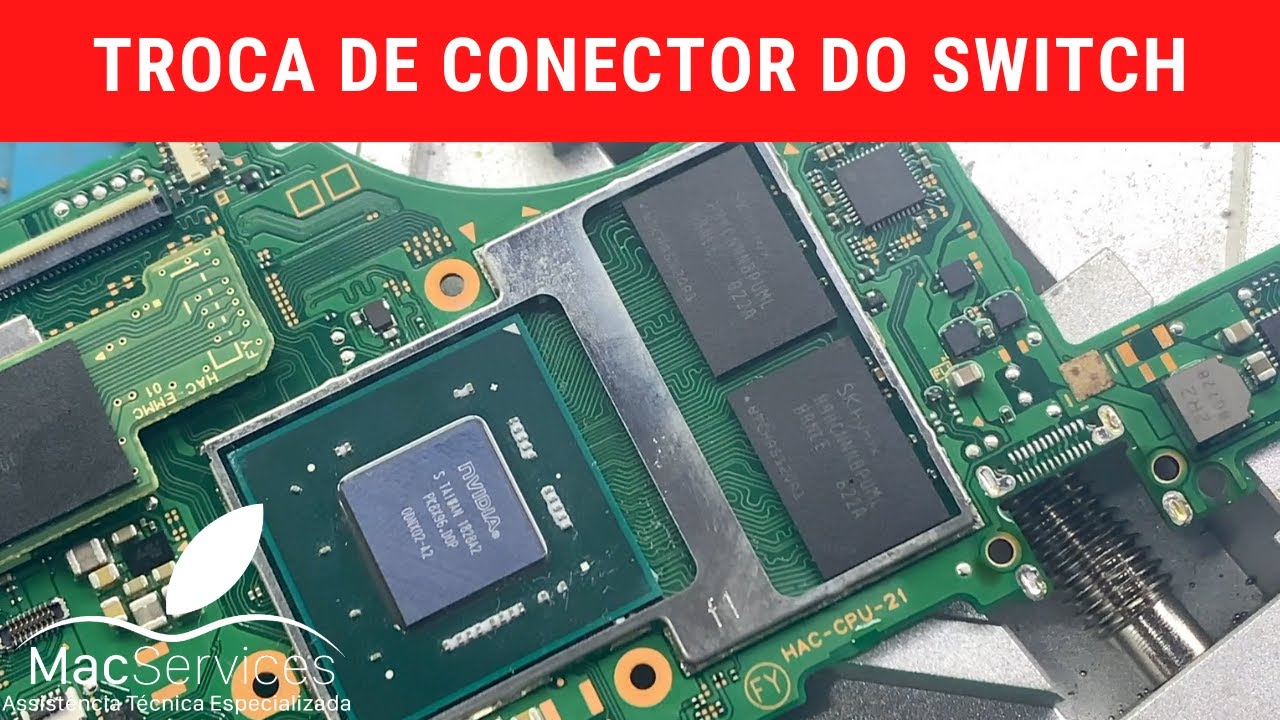 Nintendo Switch Não Carrega | Troca do Conector USB-C | Conserto de Nintendo Switch RJ
