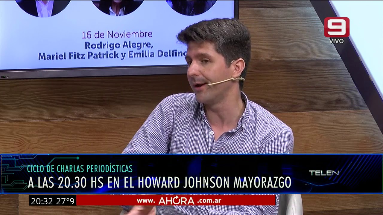 Rodrigo Alegre en Telenoche